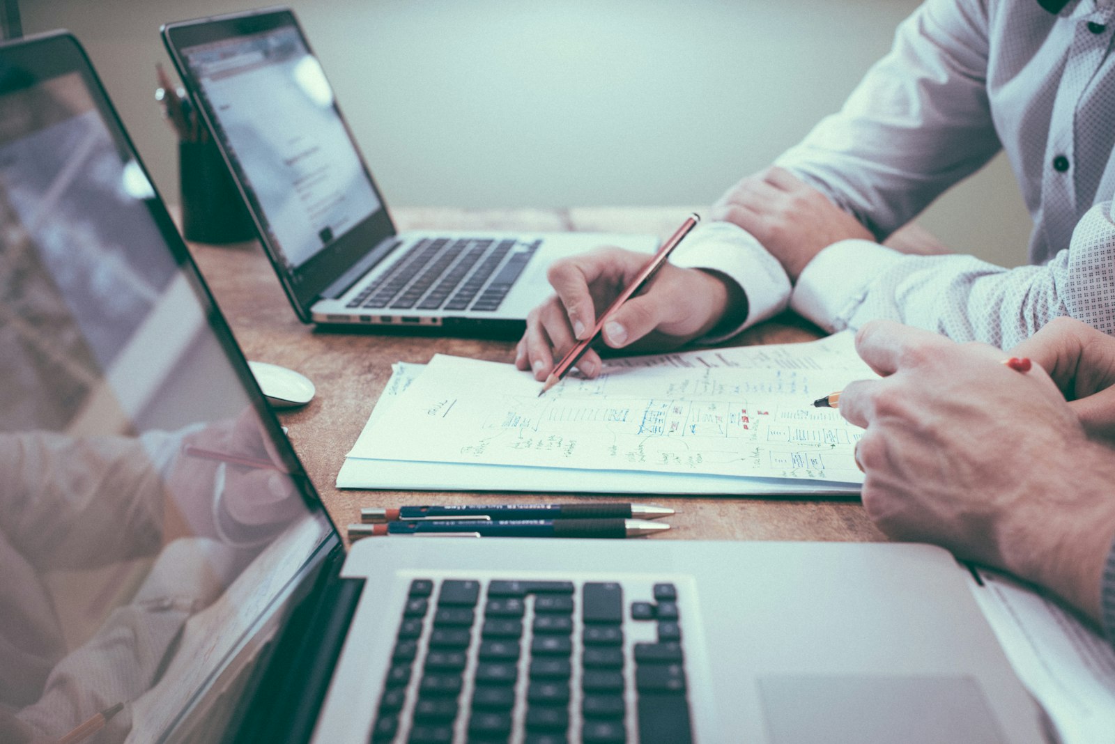 Concept de réflexion stratégique pour la transformation numérique